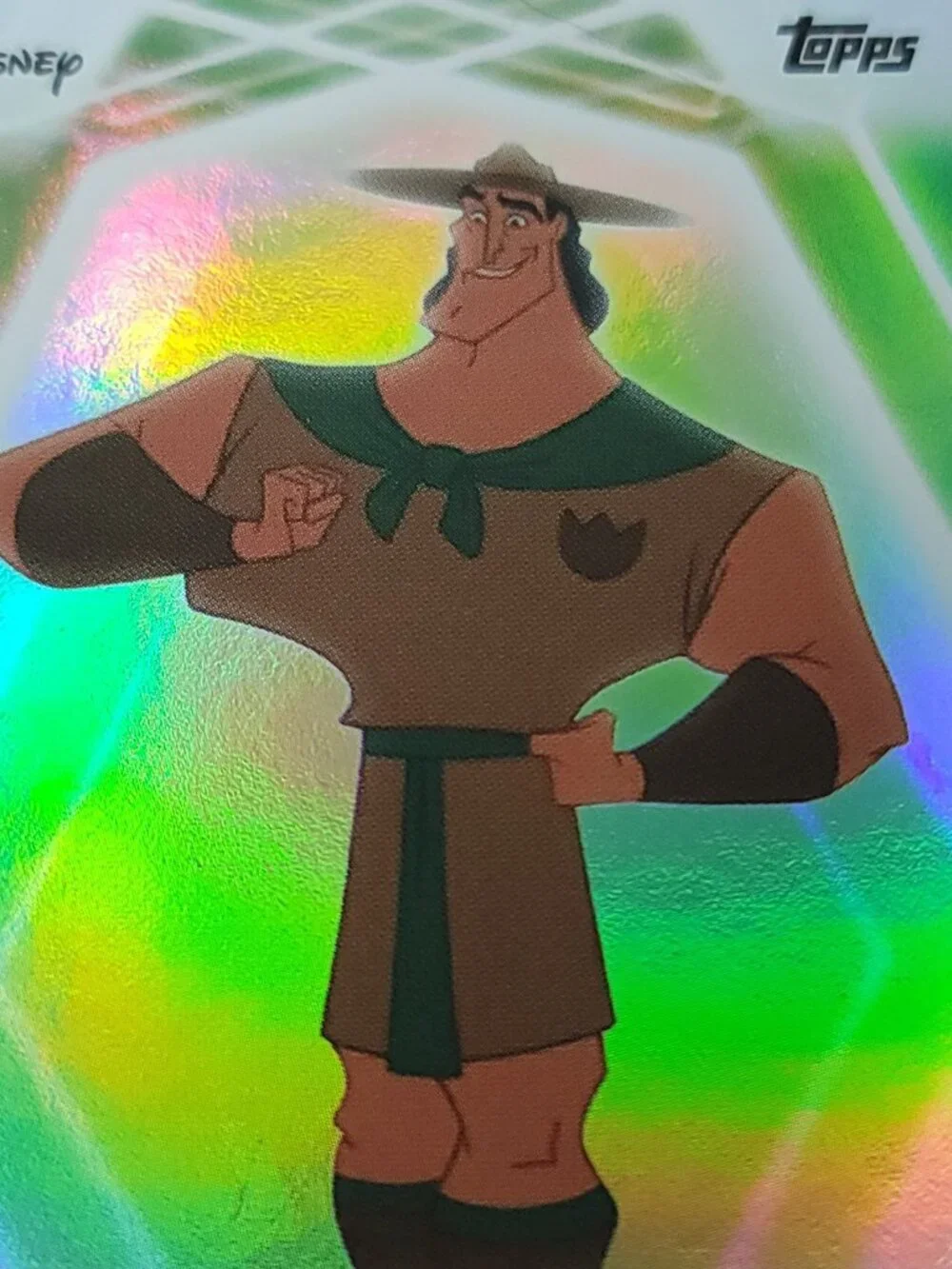 Kronk Topps 2026 Disney Neon Holo Parallel Refractor Limited 055/199 - Picture 3 of 4